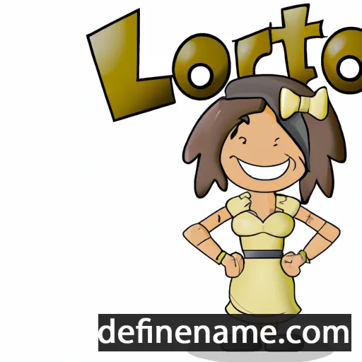 cartoon of the name Lorato