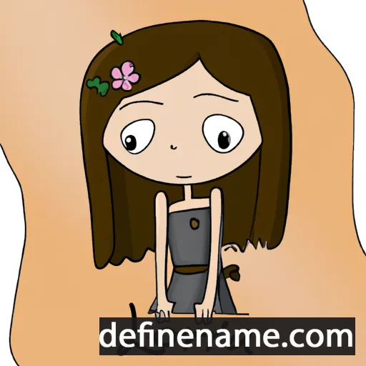 cartoon of the name Loreia