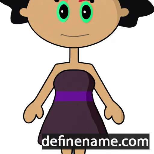 cartoon of the name Loreida