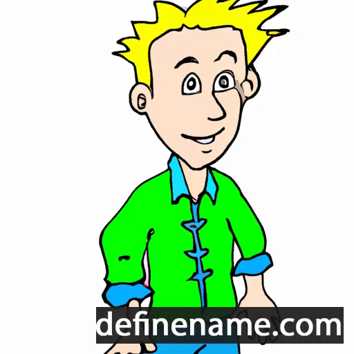 cartoon of the name Lorence