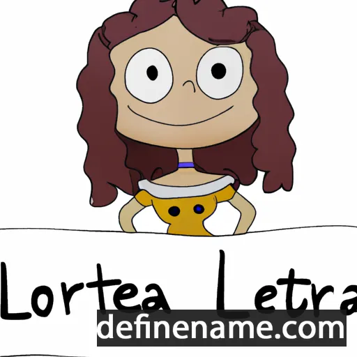 Lorettea cartoon