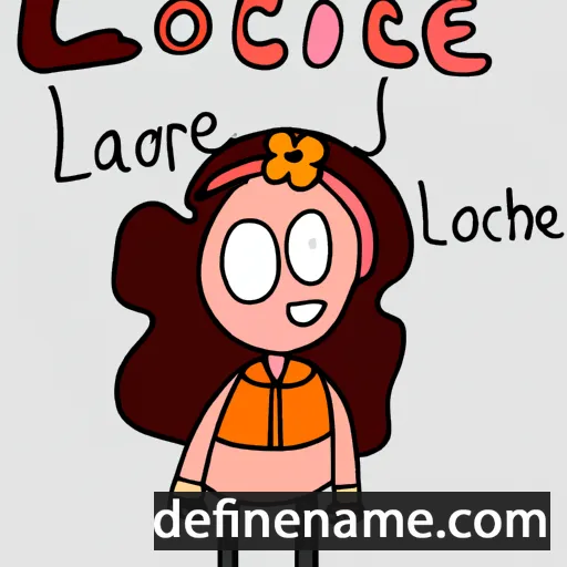 cartoon of the name Lorice