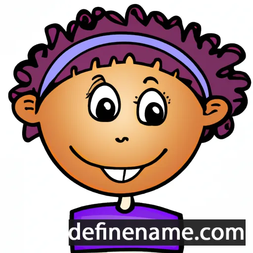 cartoon of the name Lorijana