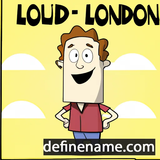 cartoon of the name Loudon