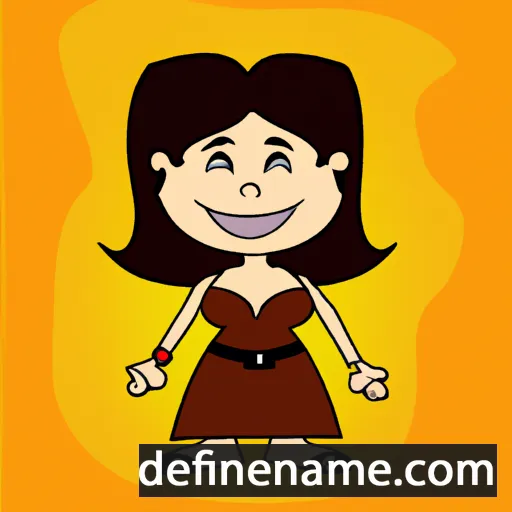 cartoon of the name Louena