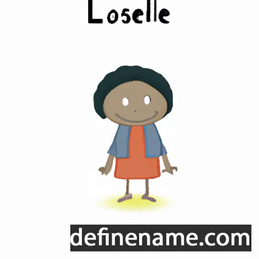 cartoon of the name Louisella