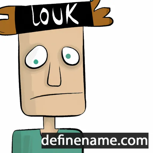 cartoon of the name Louk