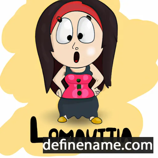 cartoon of the name Lountmila