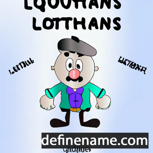 cartoon of the name Louothains