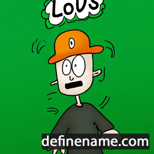 cartoon of the name Lous