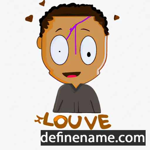 cartoon of the name Louve