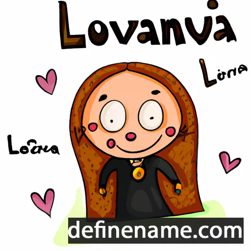 Lovanirina cartoon