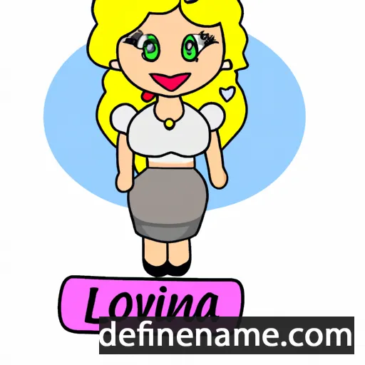 cartoon of the name Lovenia