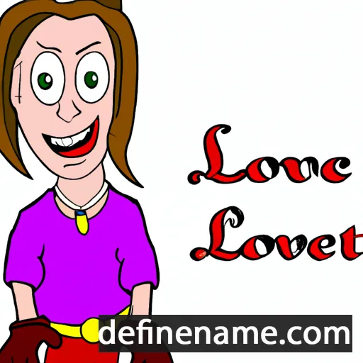 cartoon of the name Lovett