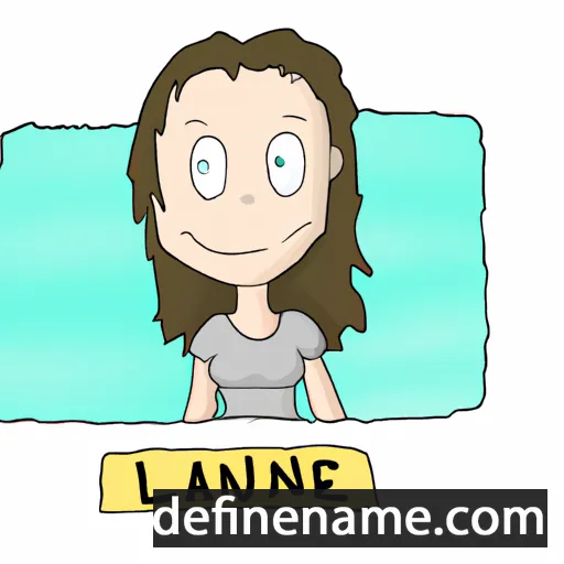 cartoon of the name Luane