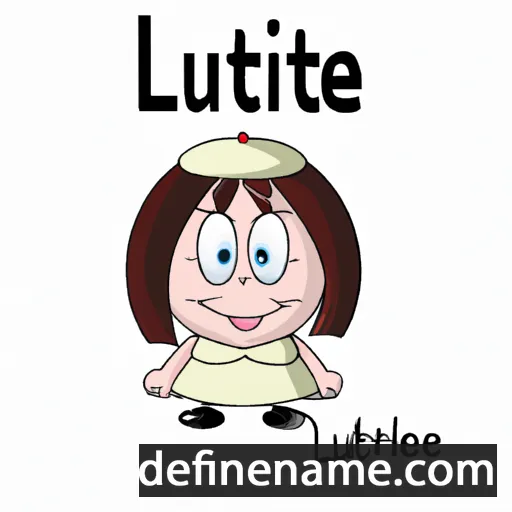 cartoon of the name Lubette