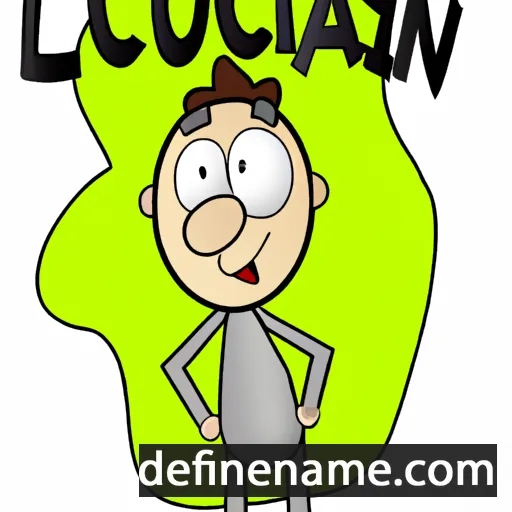 cartoon of the name Lucain