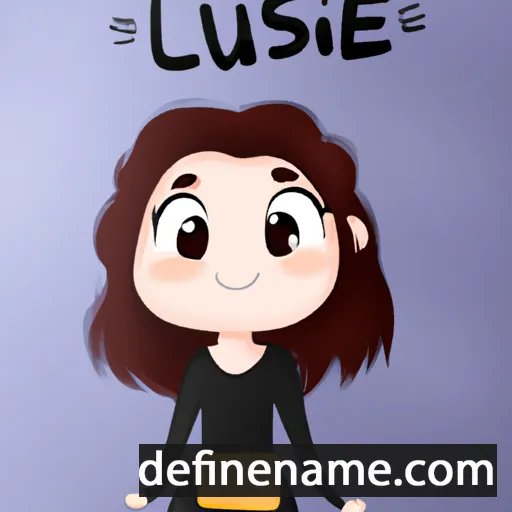 cartoon of the name Lûíse