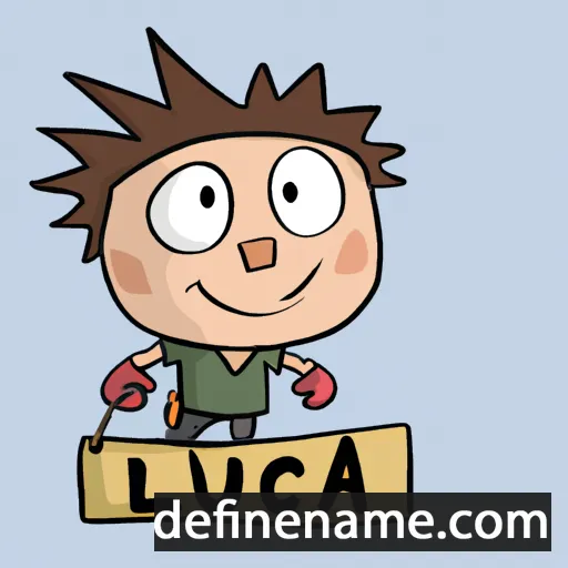 cartoon of the name Lucca