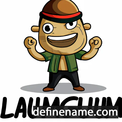 cartoon of the name Luching Ngambi