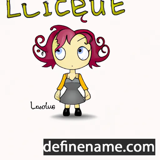 cartoon of the name Luciole