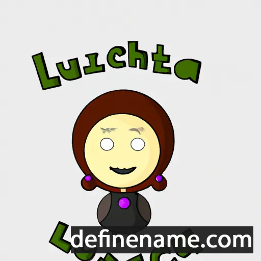 cartoon of the name Lucita