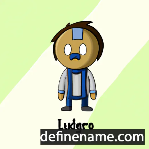 cartoon of the name Ludgero