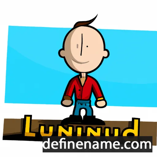 cartoon of the name Ludwijn