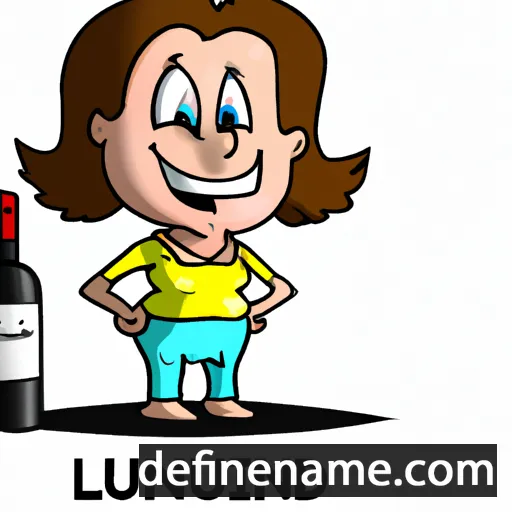 cartoon of the name Ludwine