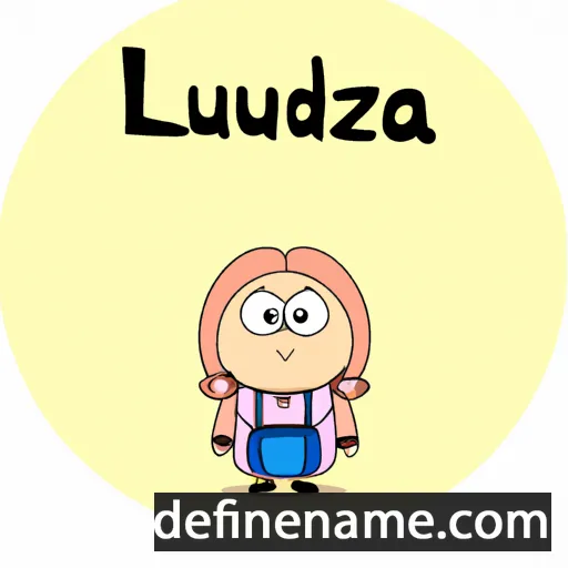 cartoon of the name Ludzimiła