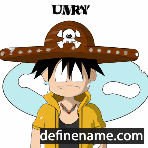 cartoon of the name Luffy