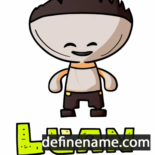 cartoon of the name Lugan