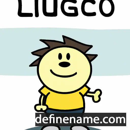 cartoon of the name Lugano