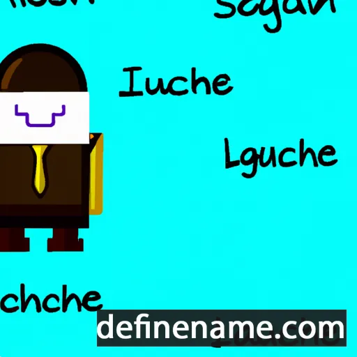 cartoon of the name Luighseach