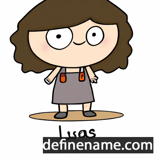 cartoon of the name Luisas