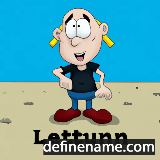 cartoon of the name Luitjen