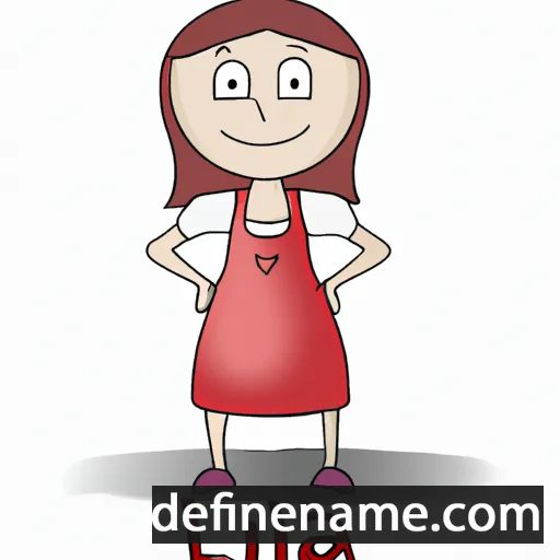 cartoon of the name Lulia