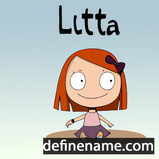 cartoon of the name Lulieta