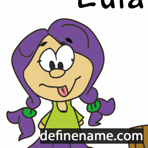 cartoon of the name Lulla