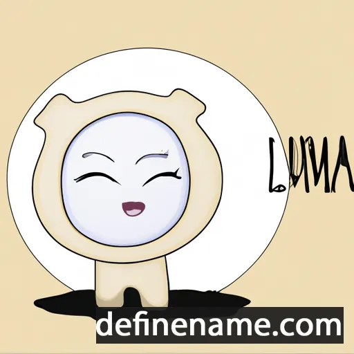 cartoon of the name Luma