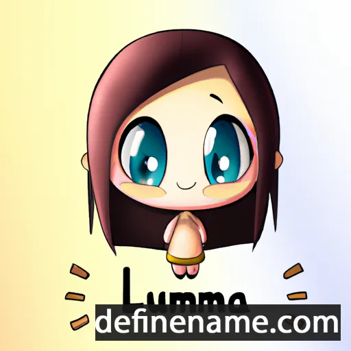 cartoon of the name Lumianna