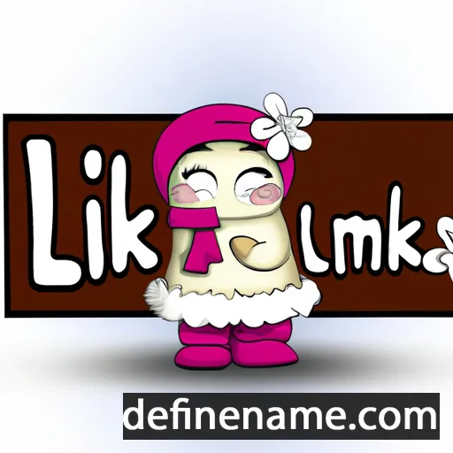 cartoon of the name Lumikukka