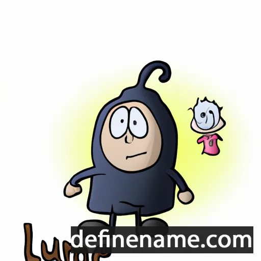 cartoon of the name Lumme