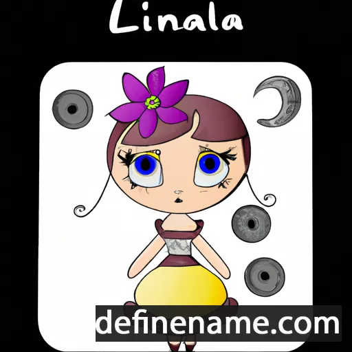 cartoon of the name Lunabella