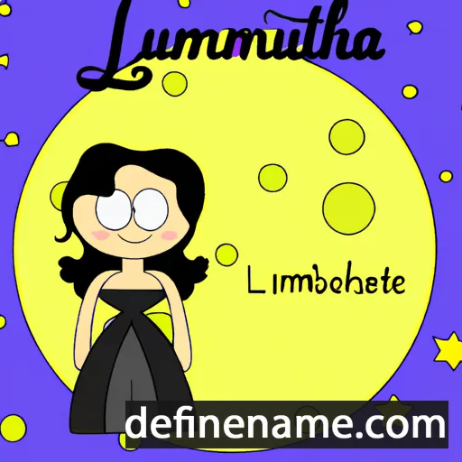 cartoon of the name Lunabeth