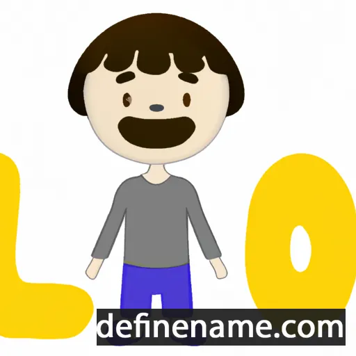 cartoon of the name Luo