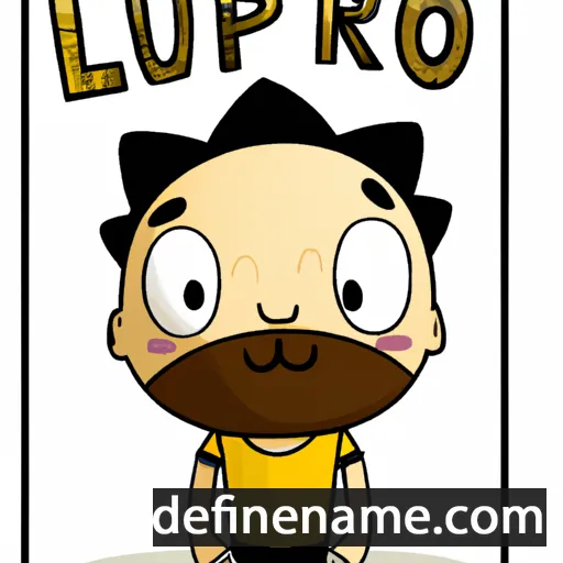 cartoon of the name Lupercio