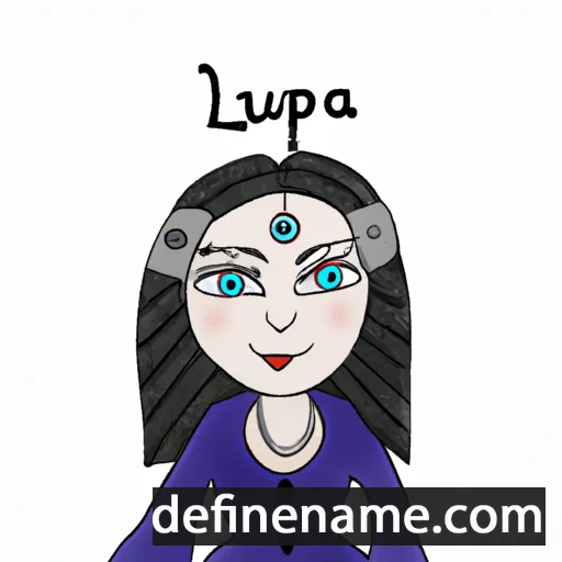 Lupina cartoon