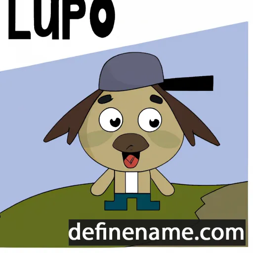 cartoon of the name Lupito