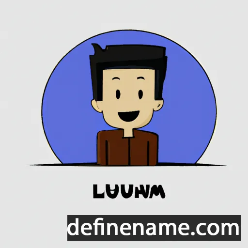 cartoon of the name Luqman